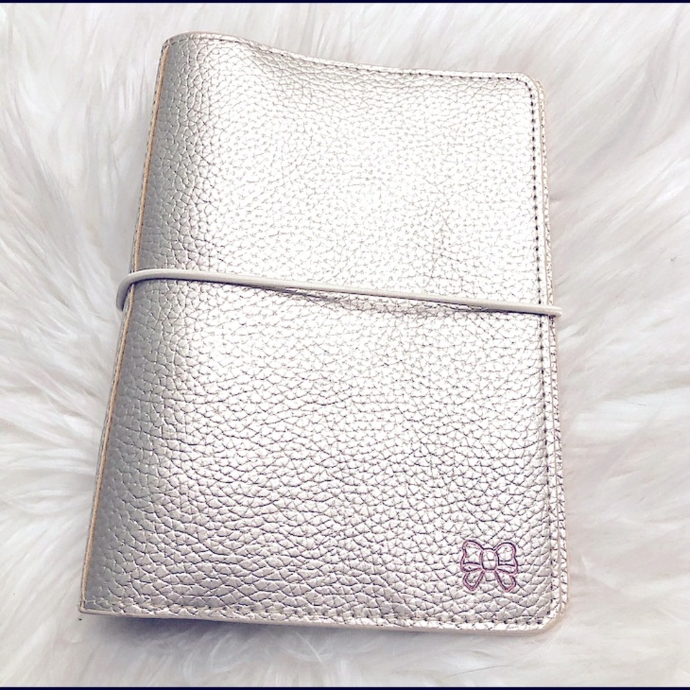 Simply Gilded Metallic A6 Rings Planner